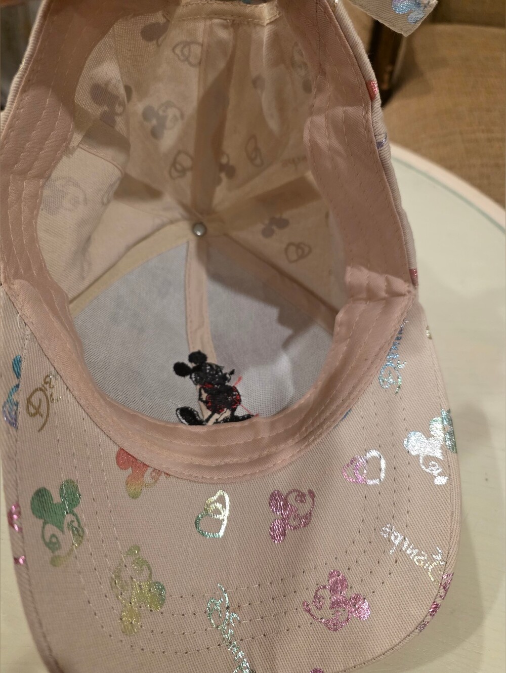 Disney Mickey Mouse sneakers and cap set in pink and white - Picture 3 of 9